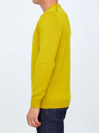 Yellow Merino Wool Sweater