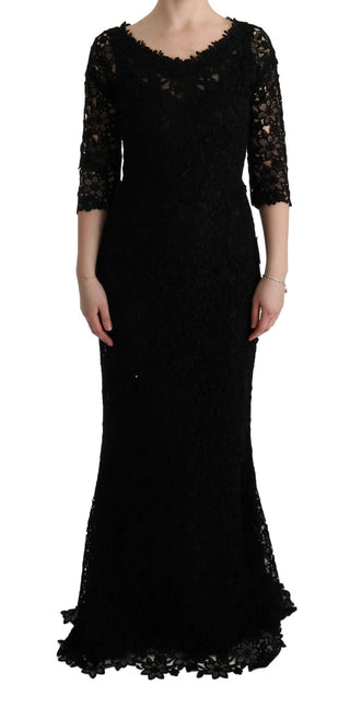 Elegant Black Sheath Dress With Silk Lining