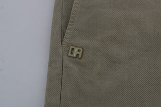 Beige Slim Fit Chinos For Sophisticated Style