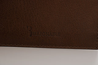 Elegant Leather Men's Wallet In Brown