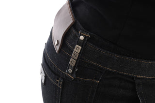 Svelte Dark Blue Cotton Slim Jeans