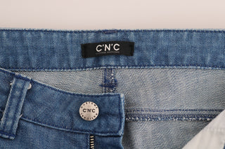 Super Slim Blue Wash Cotton Jeans