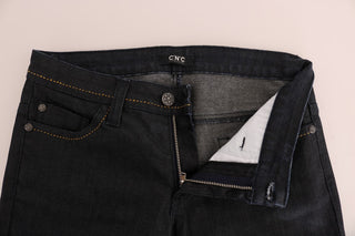 Chic Dark Blue Super Slim Fit Jeans