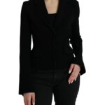 Elegant Black Designer Blazer For Women