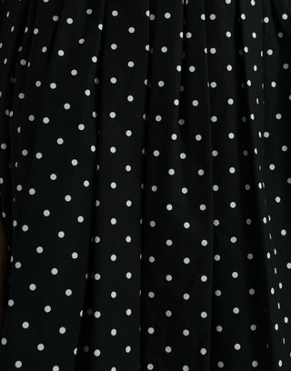 Polka Dot Knee-length Couture Skirt