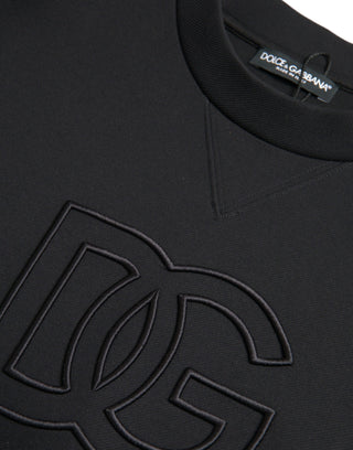 Black Dg Logo Pullover Sweatshirt Sweater