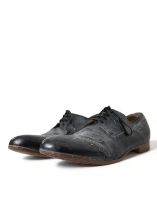 Elegant Leather Derby Dress Shoes