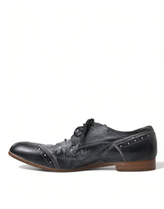 Elegant Leather Derby Dress Shoes