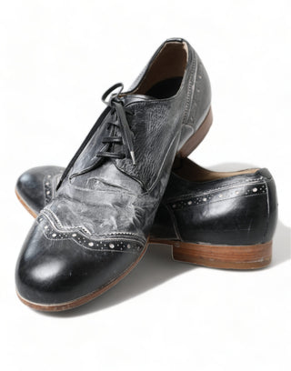 Elegant Leather Derby Dress Shoes