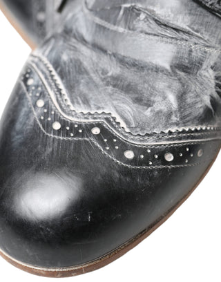 Elegant Leather Derby Dress Shoes