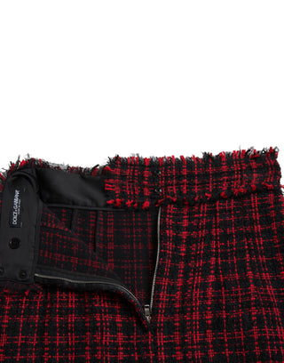 Tantalizing Tartan High-waist Mini Skirt