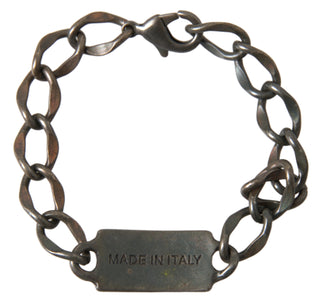 Antique Silver Chain Link Bracelet For Women