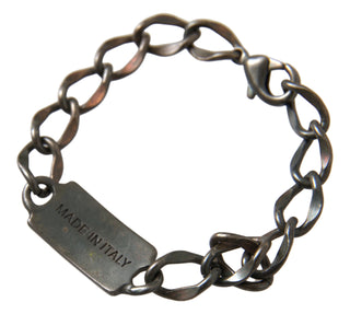 Antique Silver Chain Link Bracelet For Women