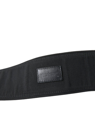 Elegant Suede Waist Belt In Timeless Black