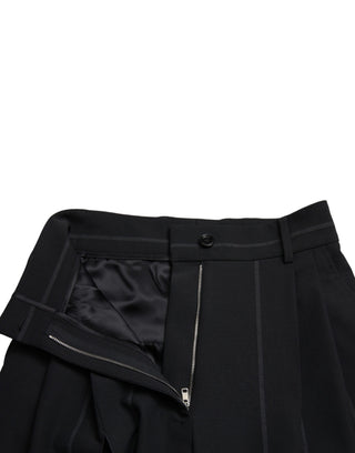 High Waist Wide Leg Pants With Slit