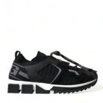 Black Sorrento Lace Up Low Top Men Sneakers Shoes