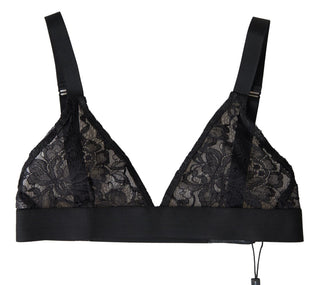 Elegant Floral Lace Stretch Balconcino Bra