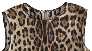 Elegant Leopard Print Tank Top