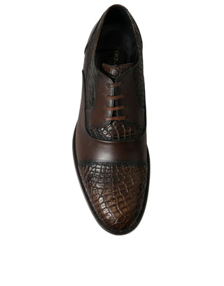 Elegant Textured Leather Oxford Dress Shoes