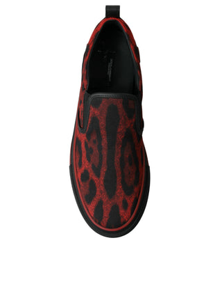 Elegant Leopard Loafers Sneakers Fusion