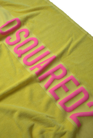 Sunshine Yellow Logo Beach Towel