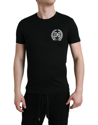 Elegant Embroidered Logo Cotton Tee