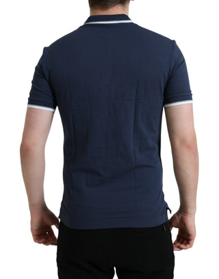 Elegant Crown Embroidered Polo T-shirt