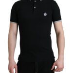 Regal Crown Embroidered Cotton Polo