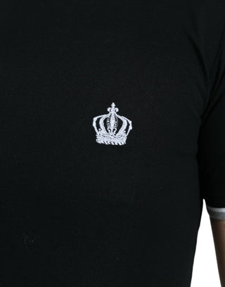 Regal Crown Embroidered Cotton Polo