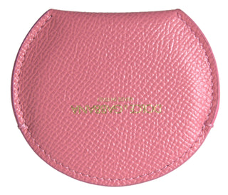 Elegant Pink Leather Mirror Holder