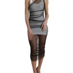 Sheer Sleeveless Bodycon Midi Elegance