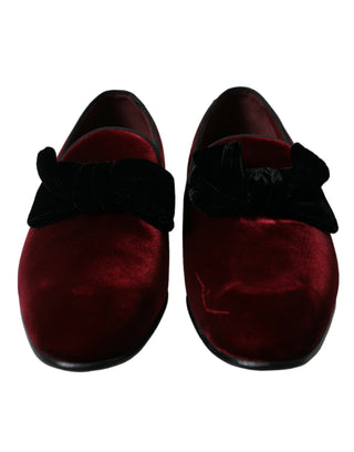 Burgundy Velvet Loafers - Elegance With A Twist