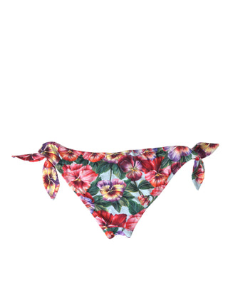 Elegant Floral Bikini Bottom