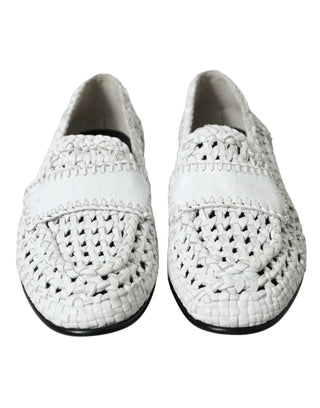 Elegant White Loafer Slip-ons