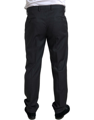 Elegant Black Two-piece Slim Fit Suit