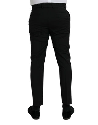 Black Wool Slimfit Dress Formal Pants