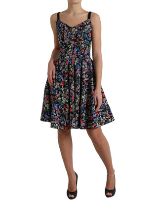 Elegant Floral A-line Mini Dress