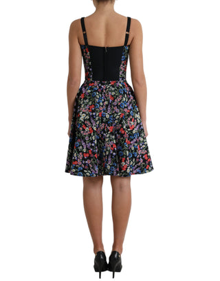 Elegant Floral A-line Mini Dress