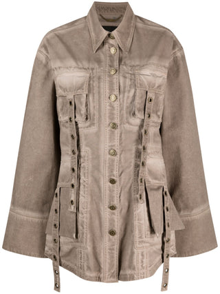 Blumarine Coats Brown