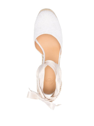 Castaner Flat Shoes White