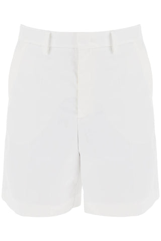 Cotton Poplin Bermuda Shorts For