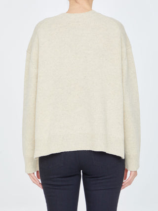 Beige Wool Jumper