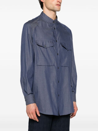 Emporio Armani Shirts Blue