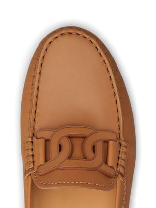 Tod's Flat Shoes Leather Brown