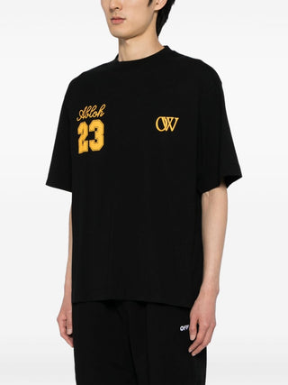 Off White T-shirts And Polos Black