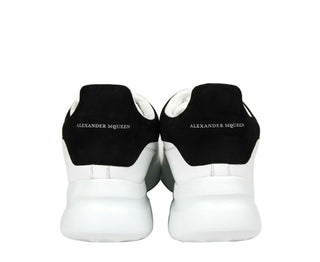 Alexander Mcqueen Women White Leather Suede Sneaker