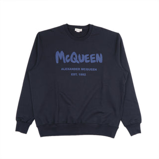 Alexander Mcqueen Sweaters Blue