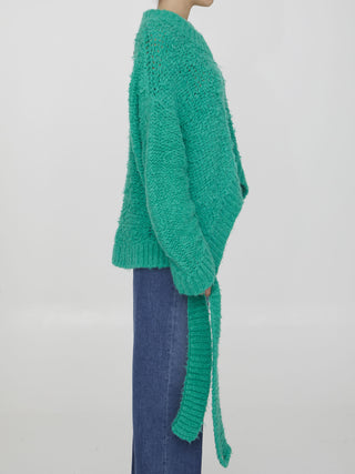 Asymmetric Green Jumper