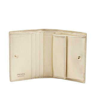 Prada Wallets Golden