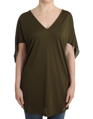 Emerald Elegance Rayon Blouse